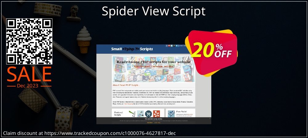 Spider View Script coupon on April Fools' Day super sale