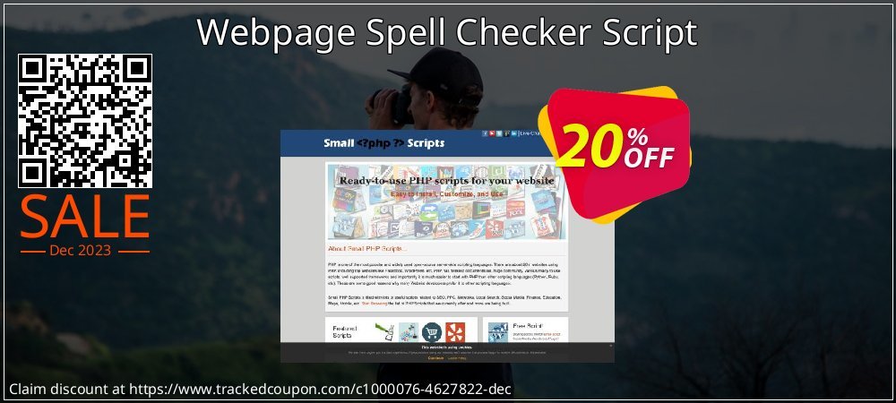Webpage Spell Checker Script coupon on April Fools' Day offer