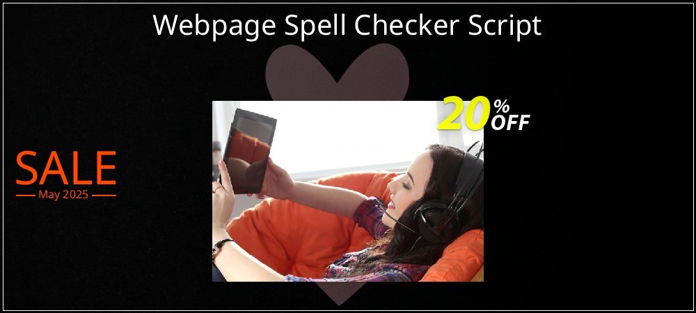 Webpage Spell Checker Script coupon on April Fools' Day offer