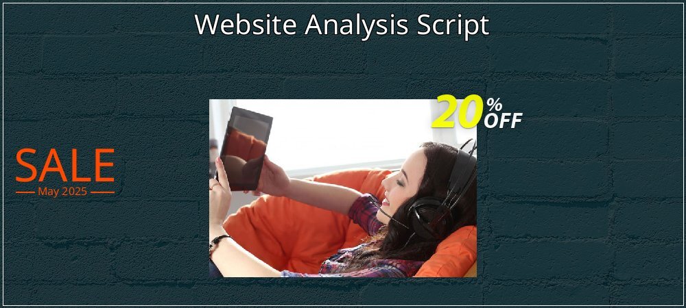 Website Analysis Script coupon on Constitution Memorial Day offering discount