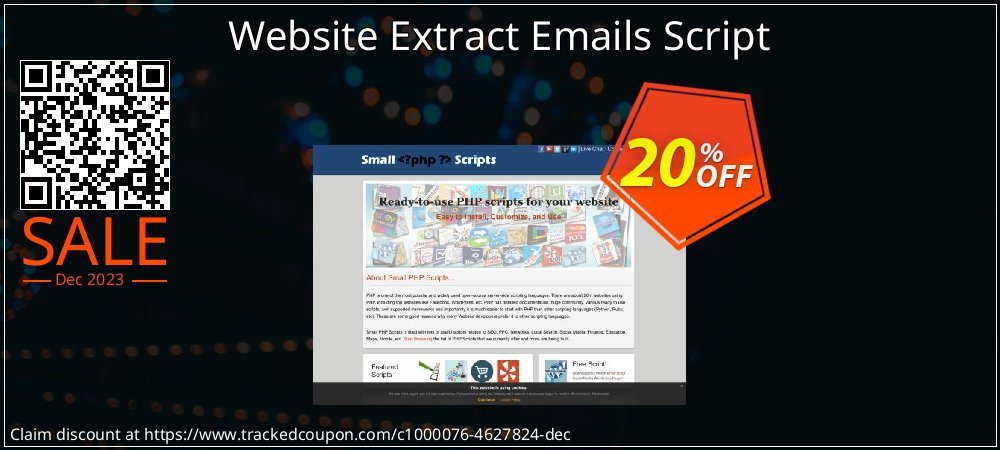 Website Extract Emails Script coupon on April Fools' Day discount