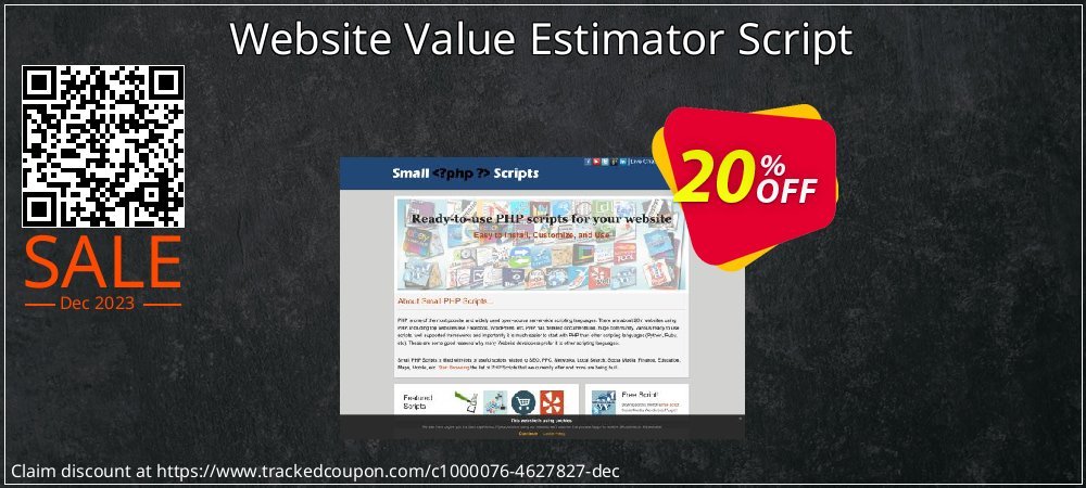 Website Value Estimator Script coupon on Working Day promotions