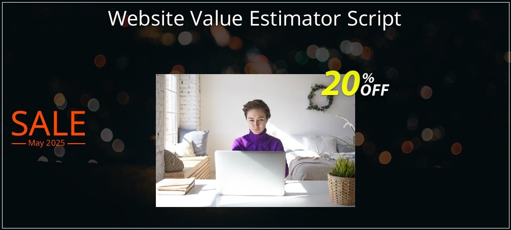 Website Value Estimator Script coupon on April Fools' Day discounts