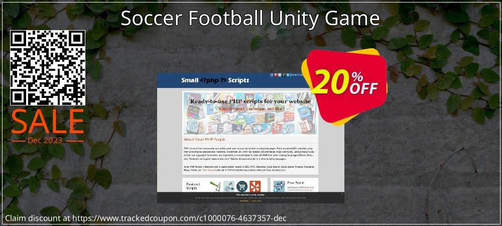 Get 20% OFF Soccer Football Unity Game offer