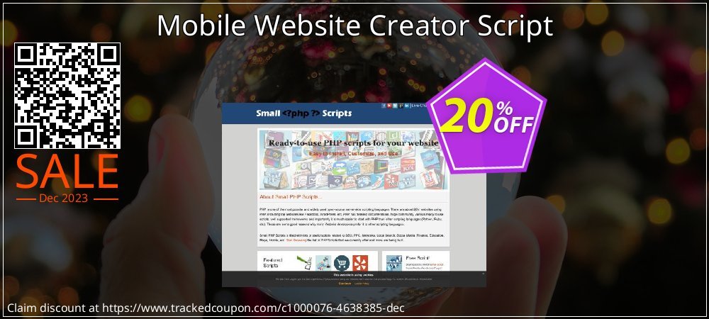 Mobile Website Creator Script coupon on Chinese New Year super sale