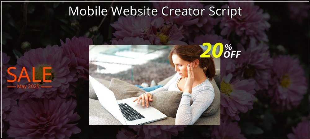 Mobile Website Creator Script coupon on Mother's Day sales