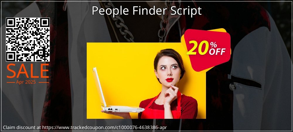 People Finder Script coupon on World Party Day sales