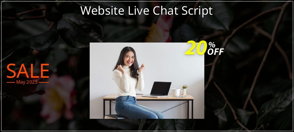 Website Live Chat Script coupon on Mother Day deals