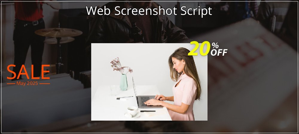 Web Screenshot Script coupon on Easter Day discount