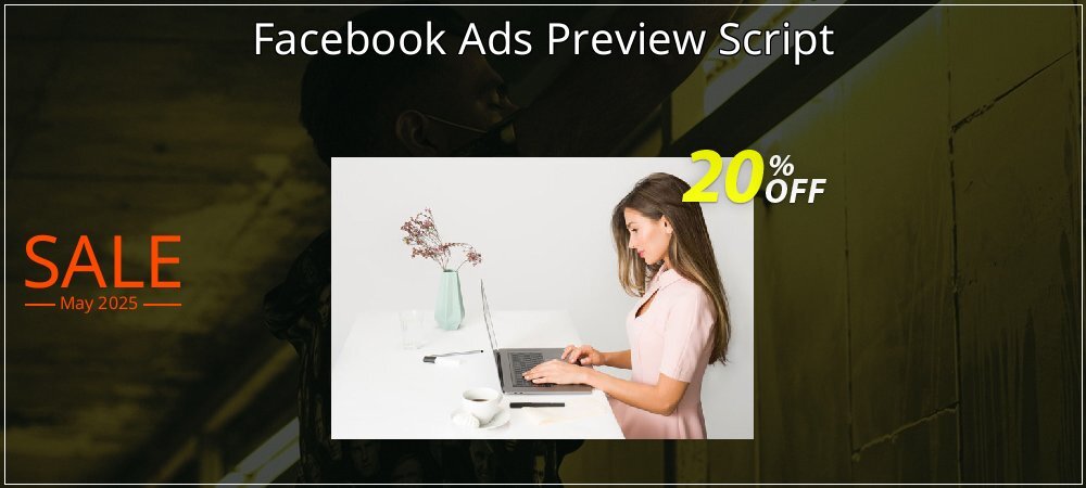 Facebook Ads Preview Script coupon on National Smile Day offering sales