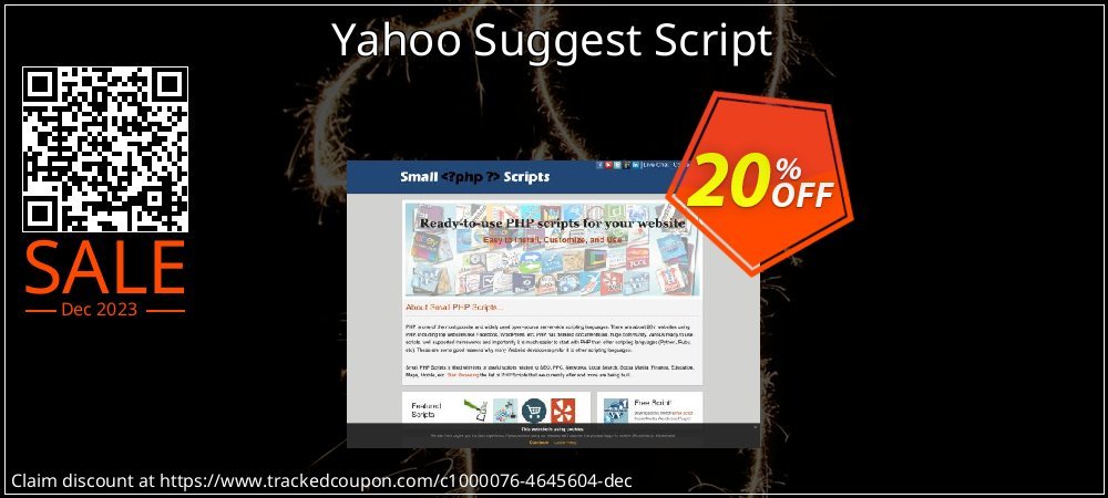Yahoo Suggest Script coupon on Earth Hour promotions