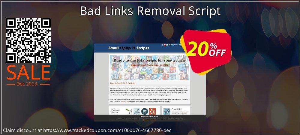 Bad Links Removal Script coupon on Teddy Day discounts