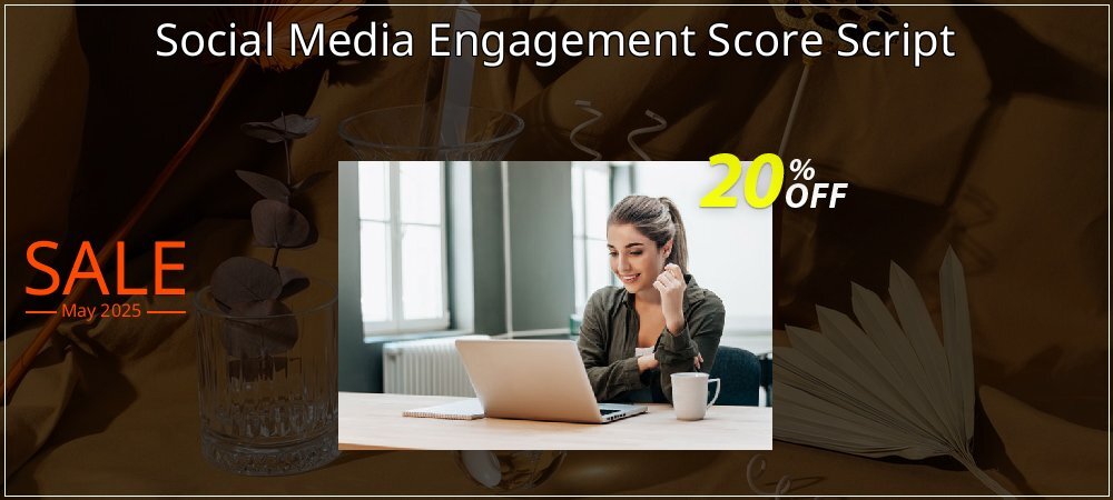 Social Media Engagement Score Script coupon on World Whisky Day offer