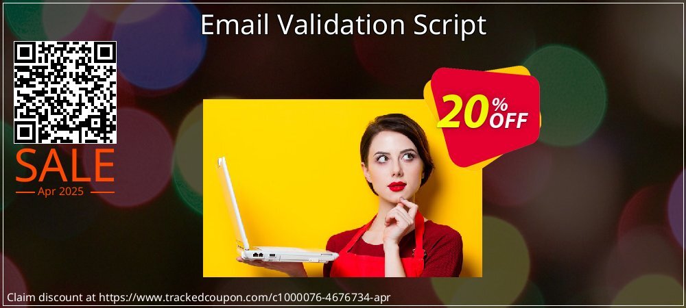 Email Validation Script coupon on World Password Day sales