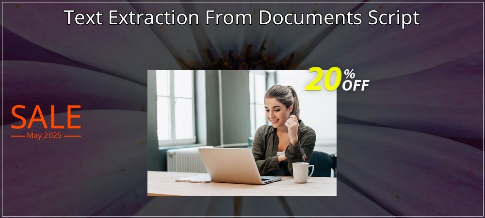 Text Extraction From Documents Script coupon on National Pizza Party Day offering discount