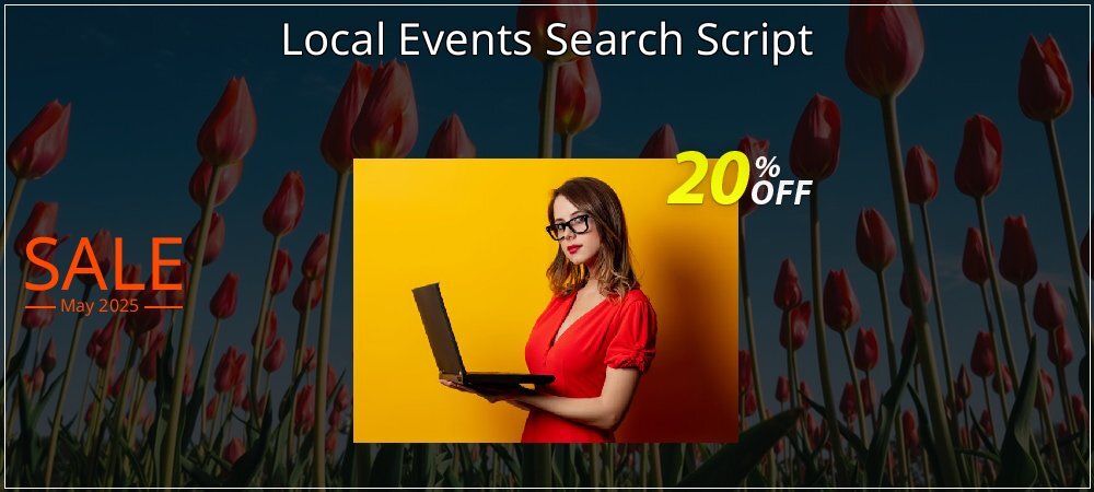 Local Events Search Script coupon on World Party Day sales