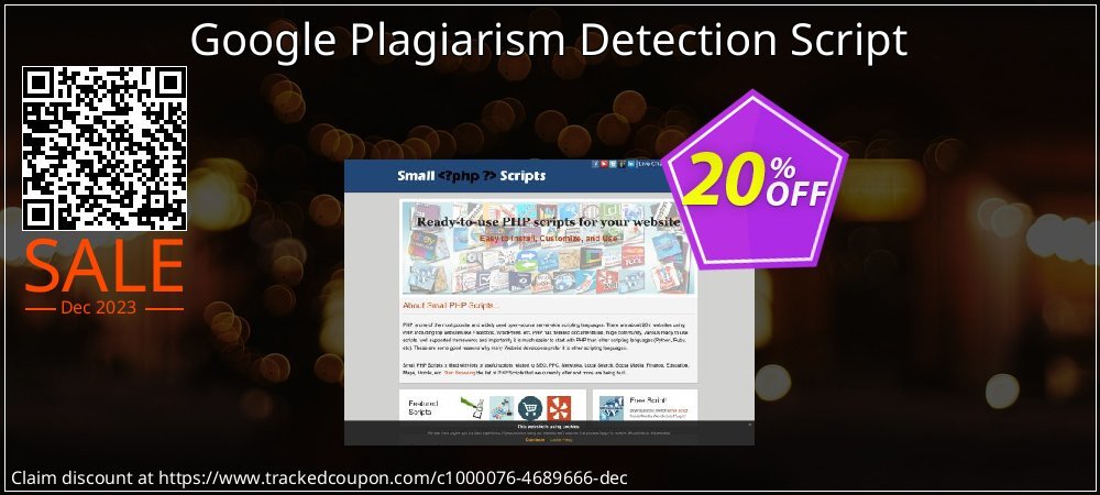 Google Plagiarism Detection Script coupon on Women Day super sale
