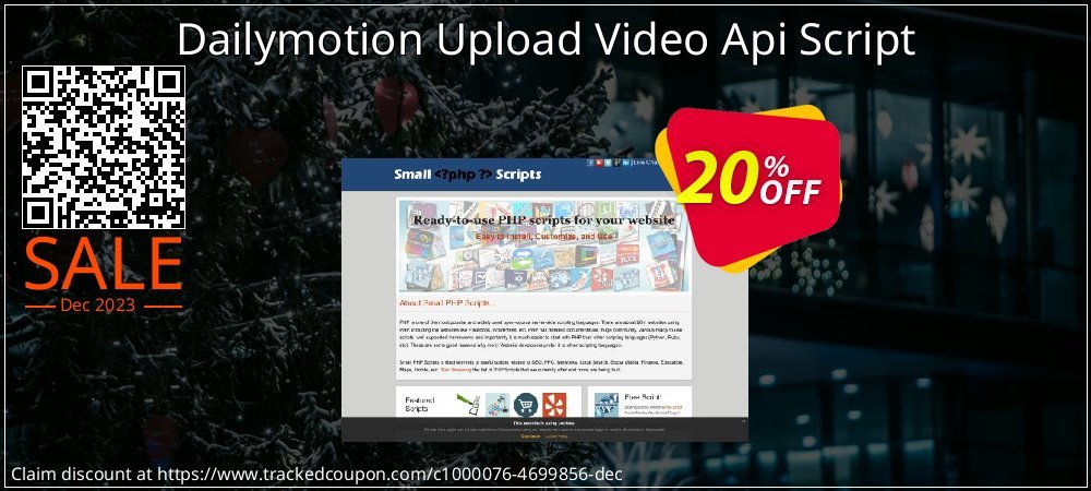 Dailymotion Upload Video Api Script coupon on Women Day promotions