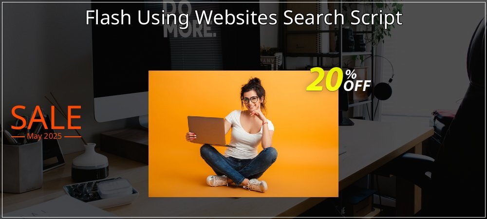 Flash Using Websites Search Script coupon on World Backup Day offer