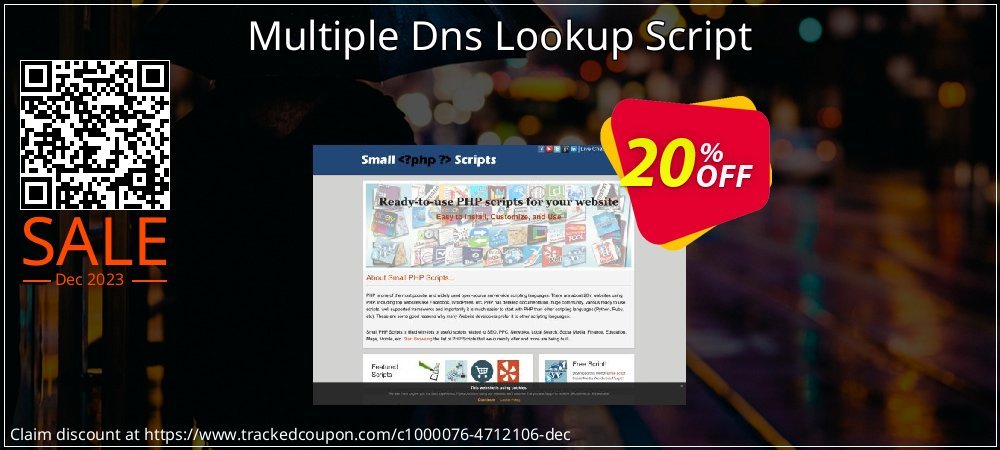 Multiple Dns Lookup Script coupon on Women Day sales