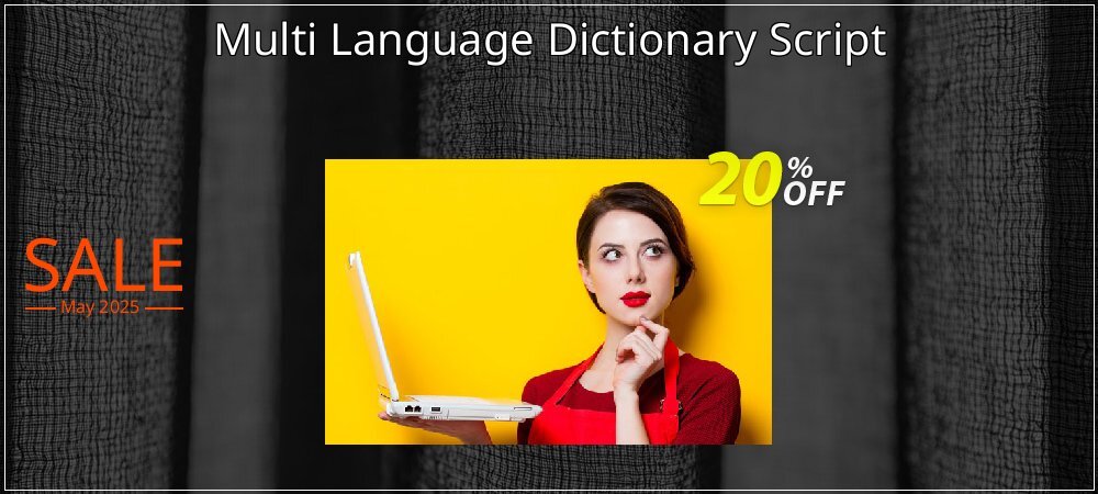 Multi Language Dictionary Script coupon on National Pizza Party Day sales