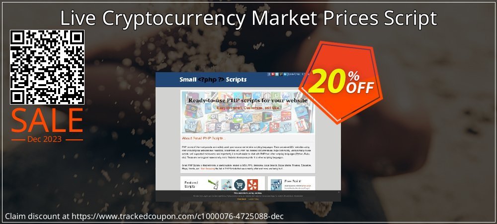 Live Cryptocurrency Market Prices Script coupon on Easter Day offering sales