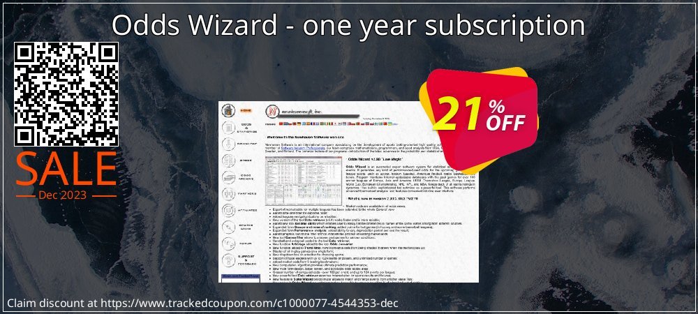 Odds Wizard - one year subscription coupon on Easter Day sales