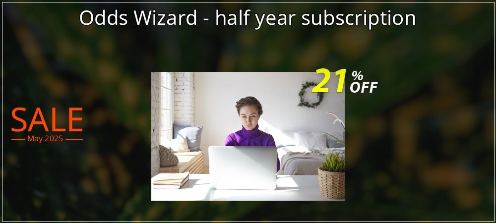 Odds Wizard - half year subscription coupon on National Smile Day offer