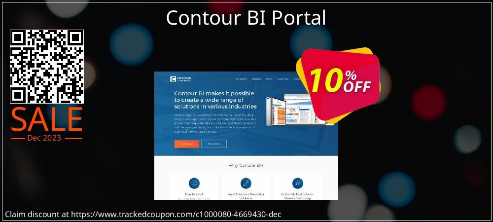 Contour BI Portal coupon on National Pizza Day offering sales