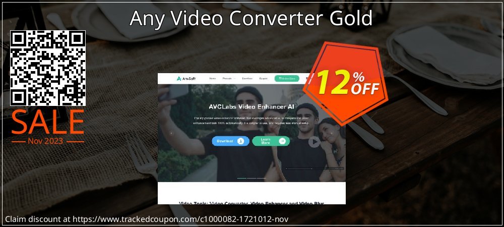 Any Video Converter Gold coupon on Working Day deals