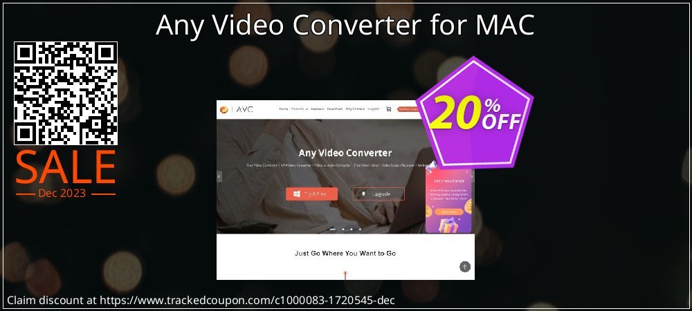 Any Video Converter for MAC coupon on National Walking Day offer