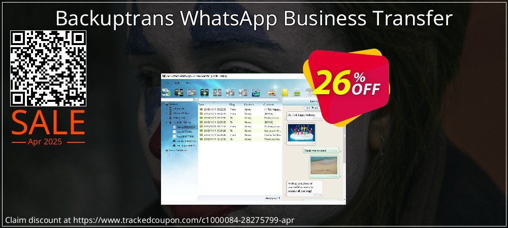Backuptrans WhatsApp Business Transfer coupon on World Password Day offer