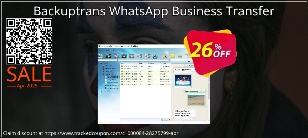 Backuptrans WhatsApp Business Transfer coupon on Tell a Lie Day deals