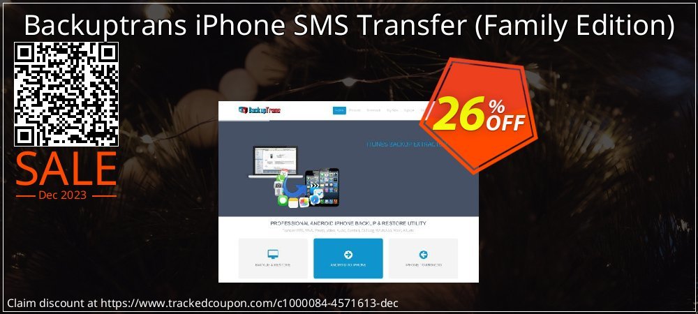 Backuptrans iPhone SMS Transfer - Family Edition  coupon on Easter Day super sale