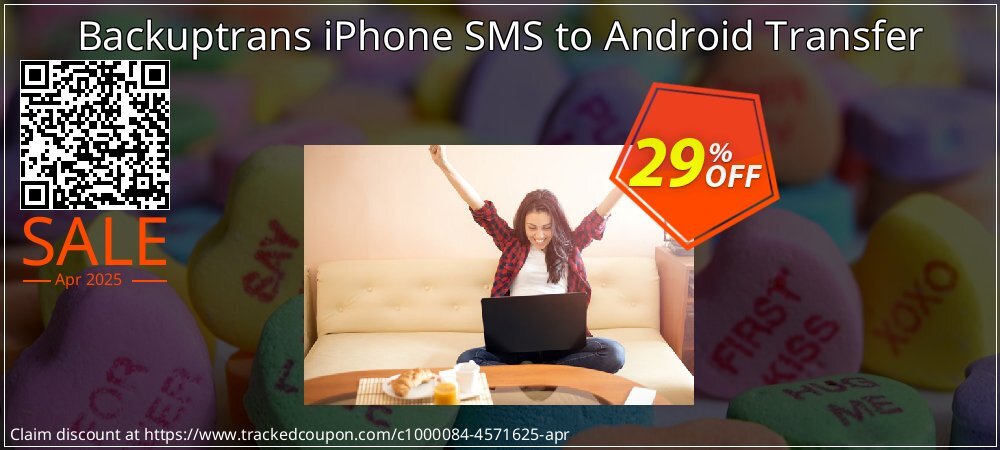 Backuptrans iPhone SMS to Android Transfer coupon on National Walking Day sales