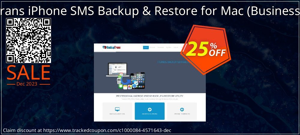 Backuptrans iPhone SMS Backup & Restore for Mac - Business Edition  coupon on Christmas & New Year promotions