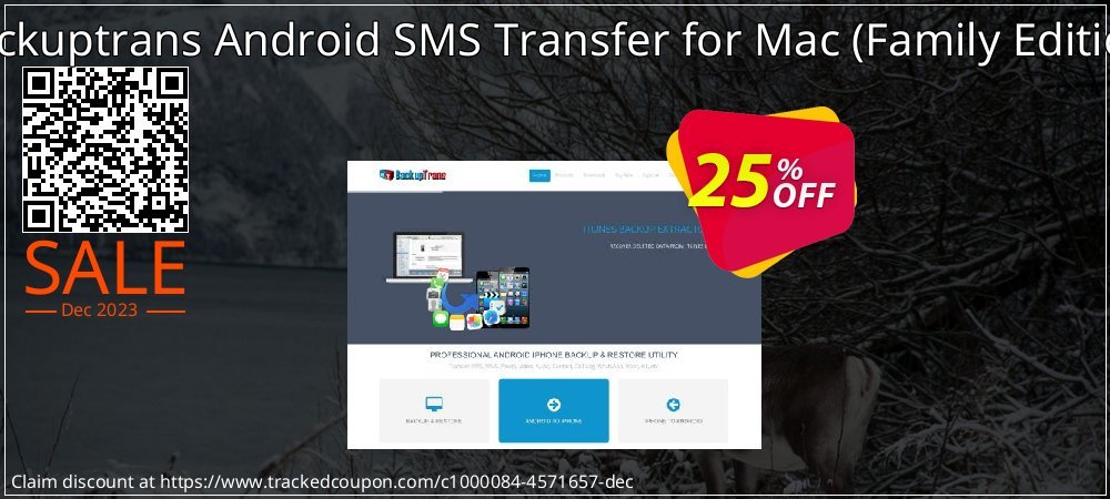 Backuptrans Android SMS Transfer for Mac - Family Edition  coupon on April Fools' Day offering sales