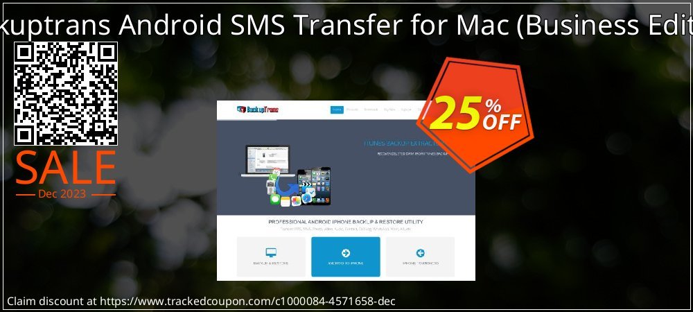Backuptrans Android SMS Transfer for Mac - Business Edition  coupon on Easter Day super sale