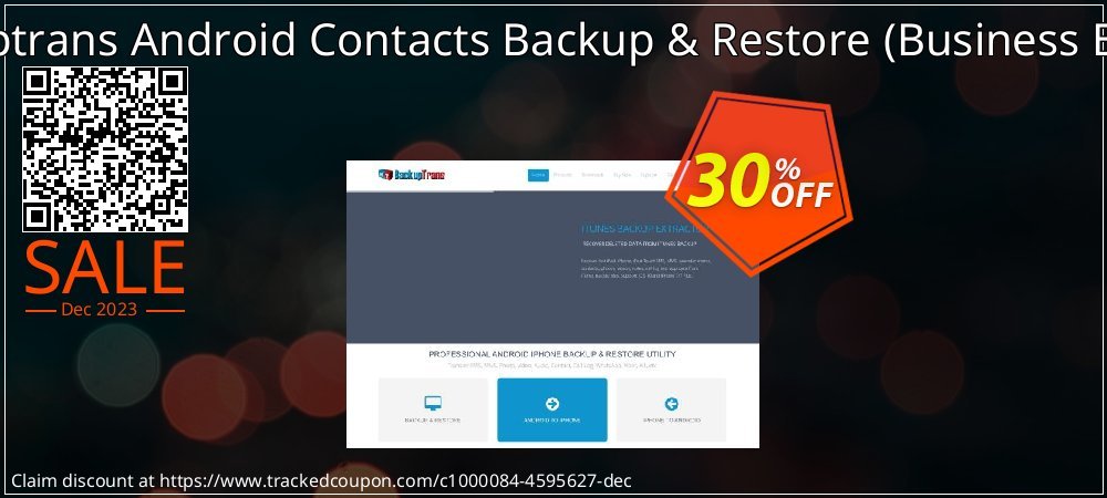 Backuptrans Android Contacts Backup & Restore - Business Edition  coupon on Work Like a Dog Day discount