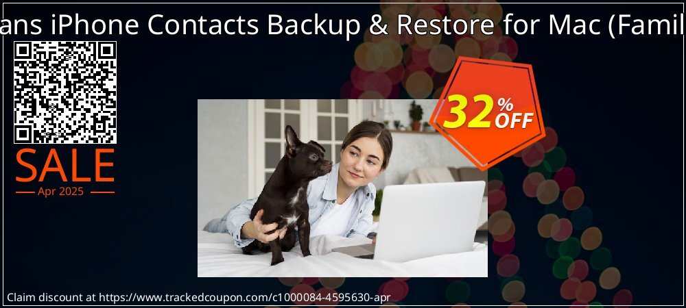 Backuptrans iPhone Contacts Backup & Restore for Mac - Family Edition  coupon on National Walking Day offer