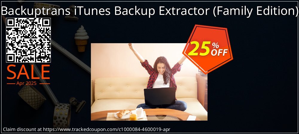 Backuptrans iTunes Backup Extractor - Family Edition  coupon on Tell a Lie Day promotions