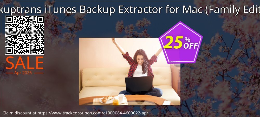 Backuptrans iTunes Backup Extractor for Mac - Family Edition  coupon on April Fools' Day offer