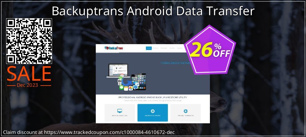 Backuptrans Android Data Transfer coupon on April Fools' Day offering sales