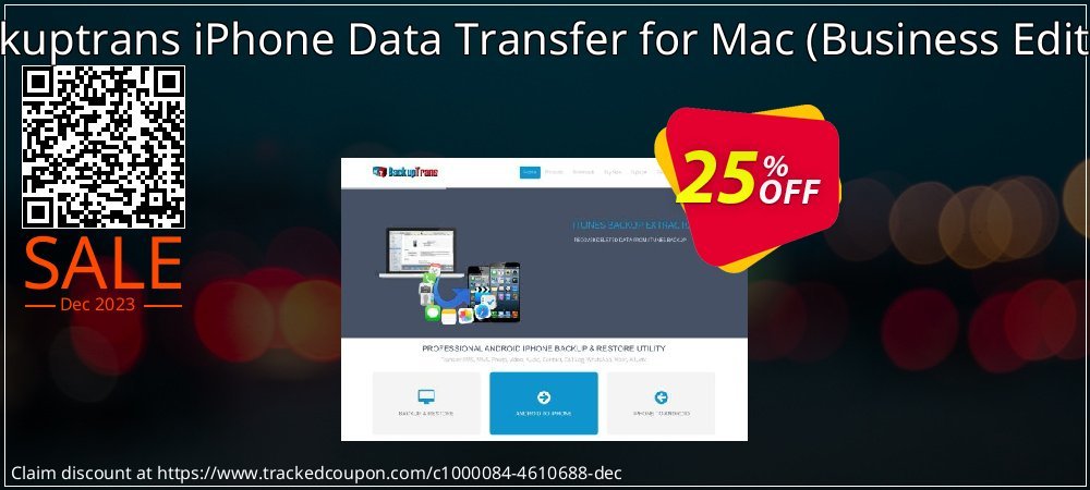 Backuptrans iPhone Data Transfer for Mac - Business Edition  coupon on Islamic New Year discounts