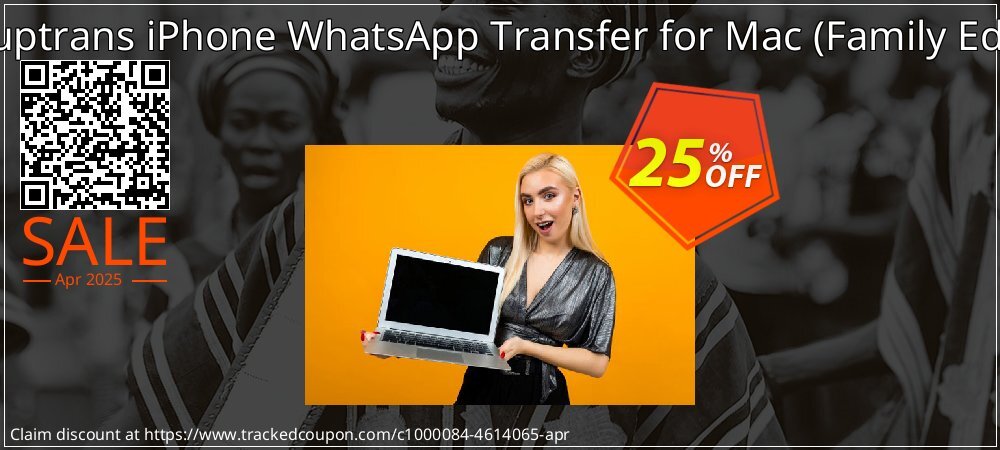 Backuptrans iPhone WhatsApp Transfer for Mac - Family Edition  coupon on National Walking Day offering sales