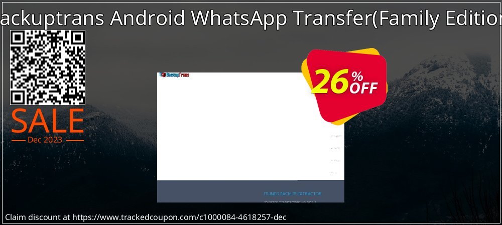 Backuptrans Android WhatsApp Transfer - Family Edition  coupon on Valentine's Day deals