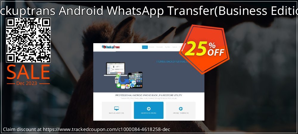 Backuptrans Android WhatsApp Transfer - Business Edition  coupon on Kiss Day offer