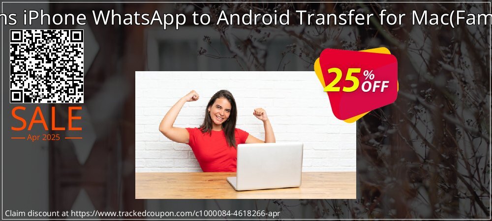 Backuptrans iPhone WhatsApp to Android Transfer for Mac - Family Edition  coupon on National Loyalty Day offering discount