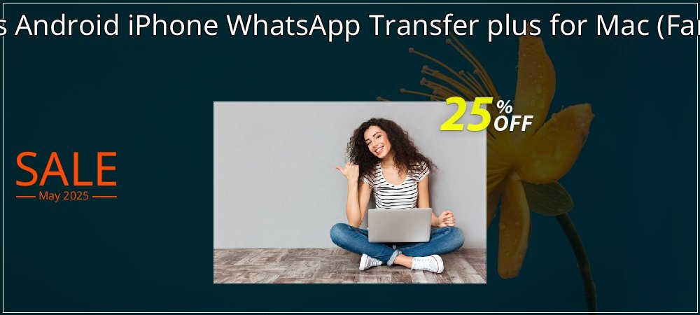 Backuptrans Android iPhone WhatsApp Transfer plus for Mac - Family Edition  coupon on April Fools' Day sales