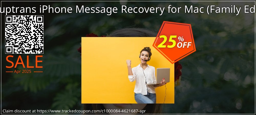 Backuptrans iPhone Message Recovery for Mac - Family Edition  coupon on April Fools' Day offering discount